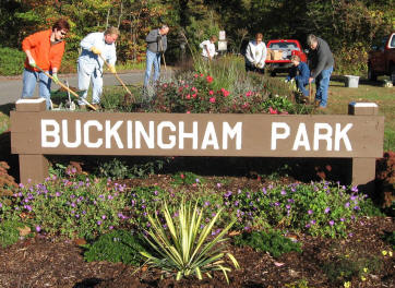 Buckingham Park plantings